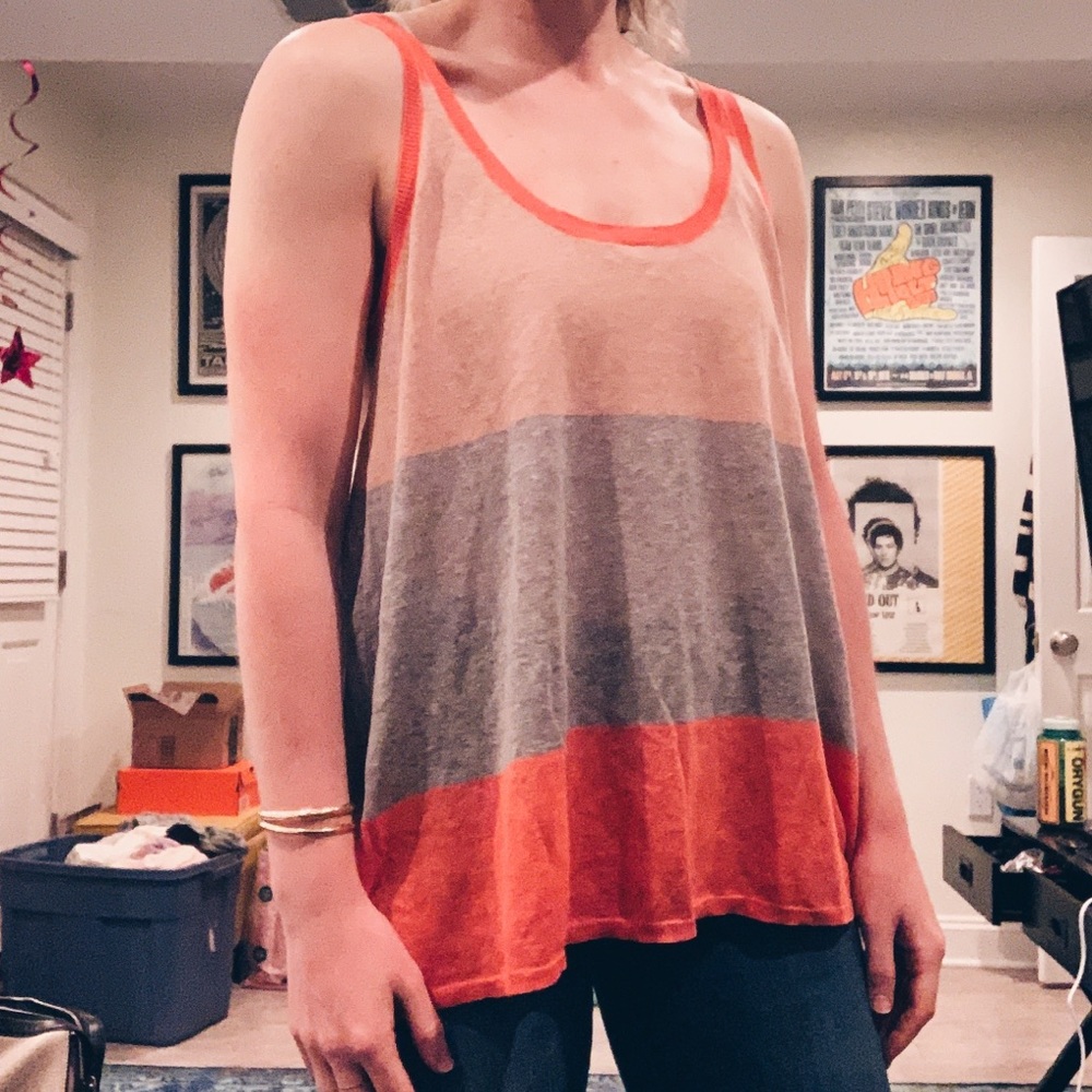 Joie striped loose tank top